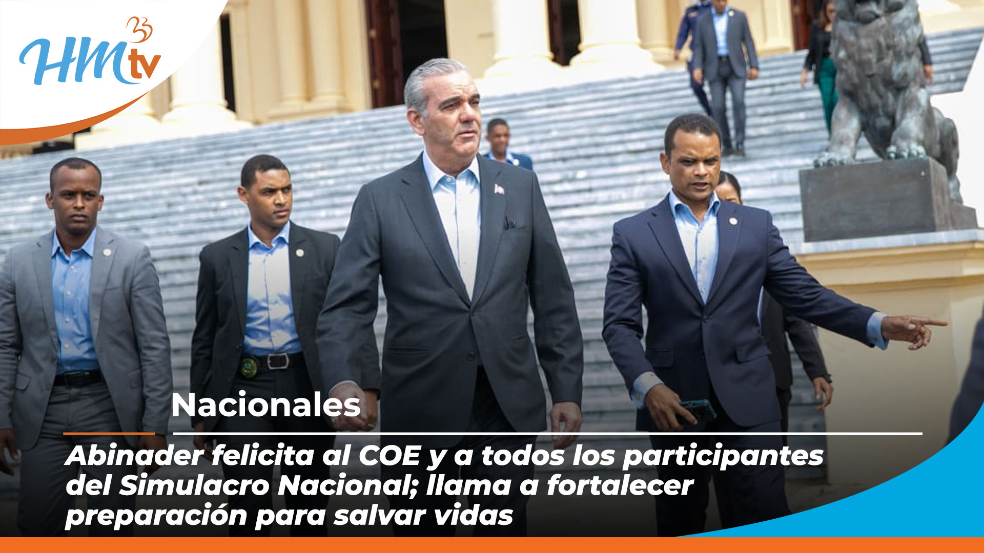 Abinader felicita al COE y a todos los participantes del Simulacro Nacional; llama a fortalecer preparación para salvar vidas