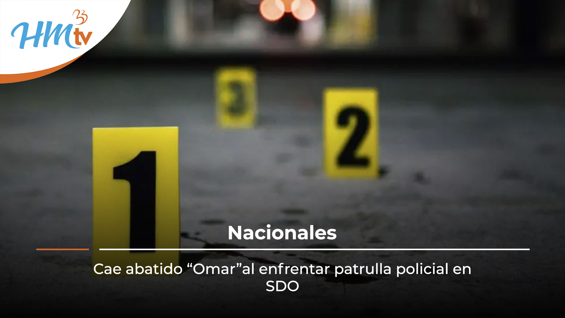 Cae abatido “Omar”al enfrentar patrulla policial en SDO