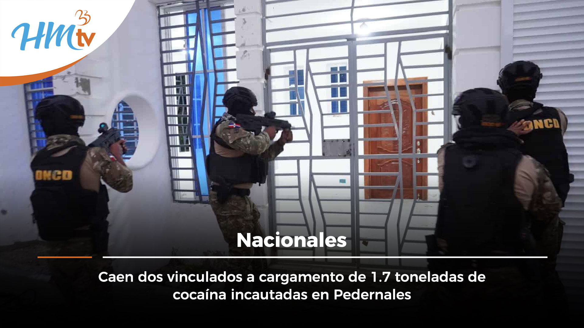 Caen dos vinculados a cargamento de 1.7 toneladas de cocaína incautadas en Pedernales
