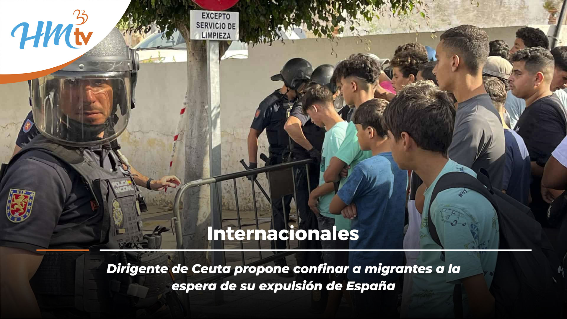 Dirigente de Ceuta propone confinar a migrantes a la espera de su expulsión de España