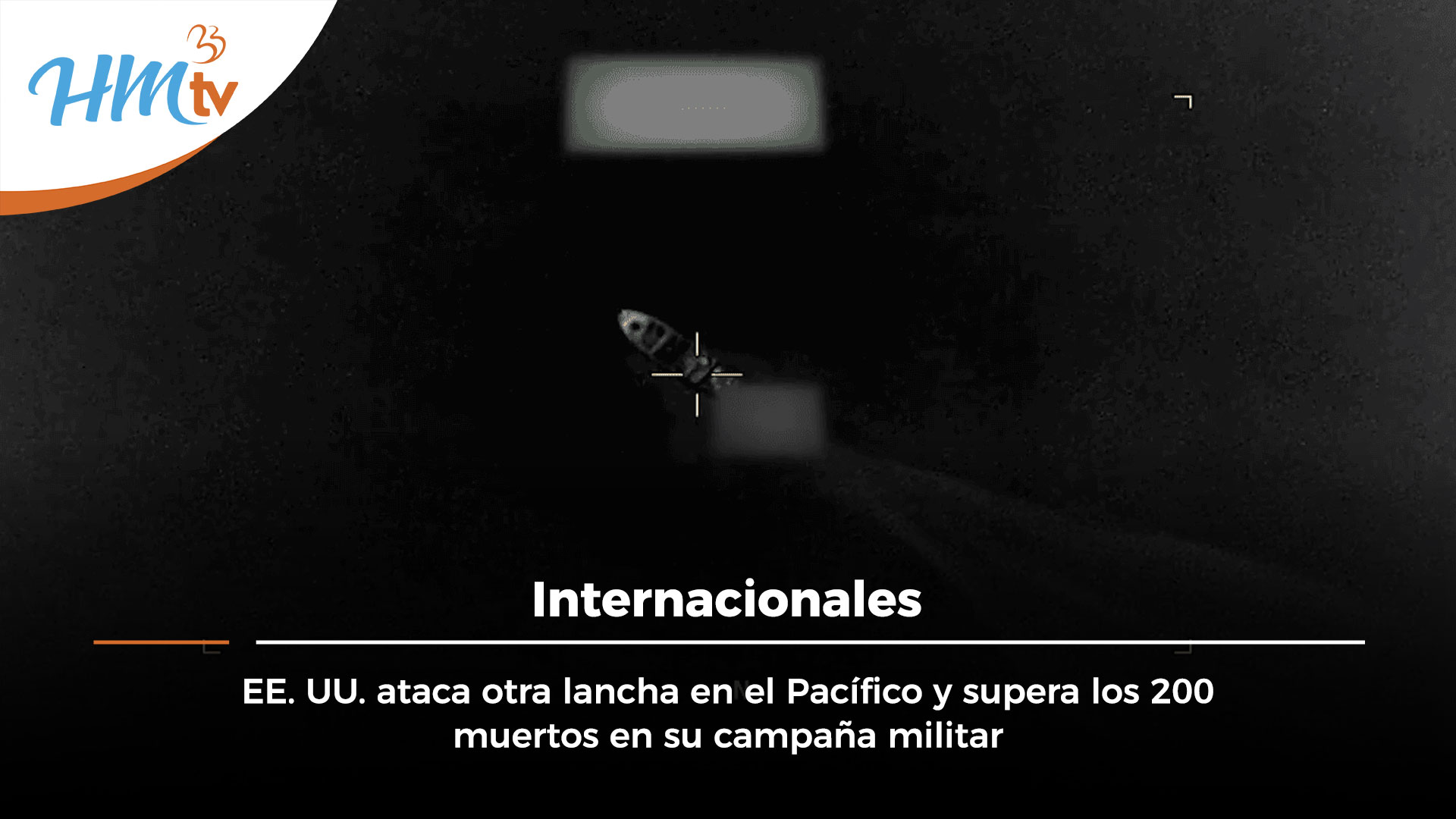 EE. UU. ataca otra lancha en el Pacífico y supera los 200 muertos en su campaña militar
