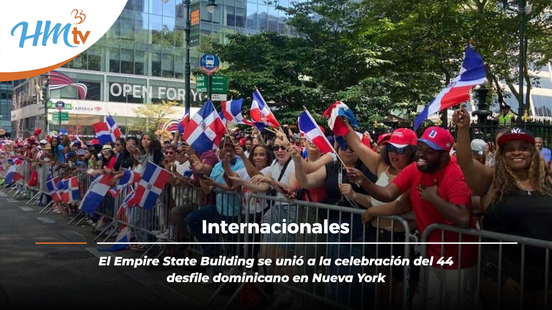 El Empire State Building se unió a la celebración del 44 desfile dominicano en Nueva York