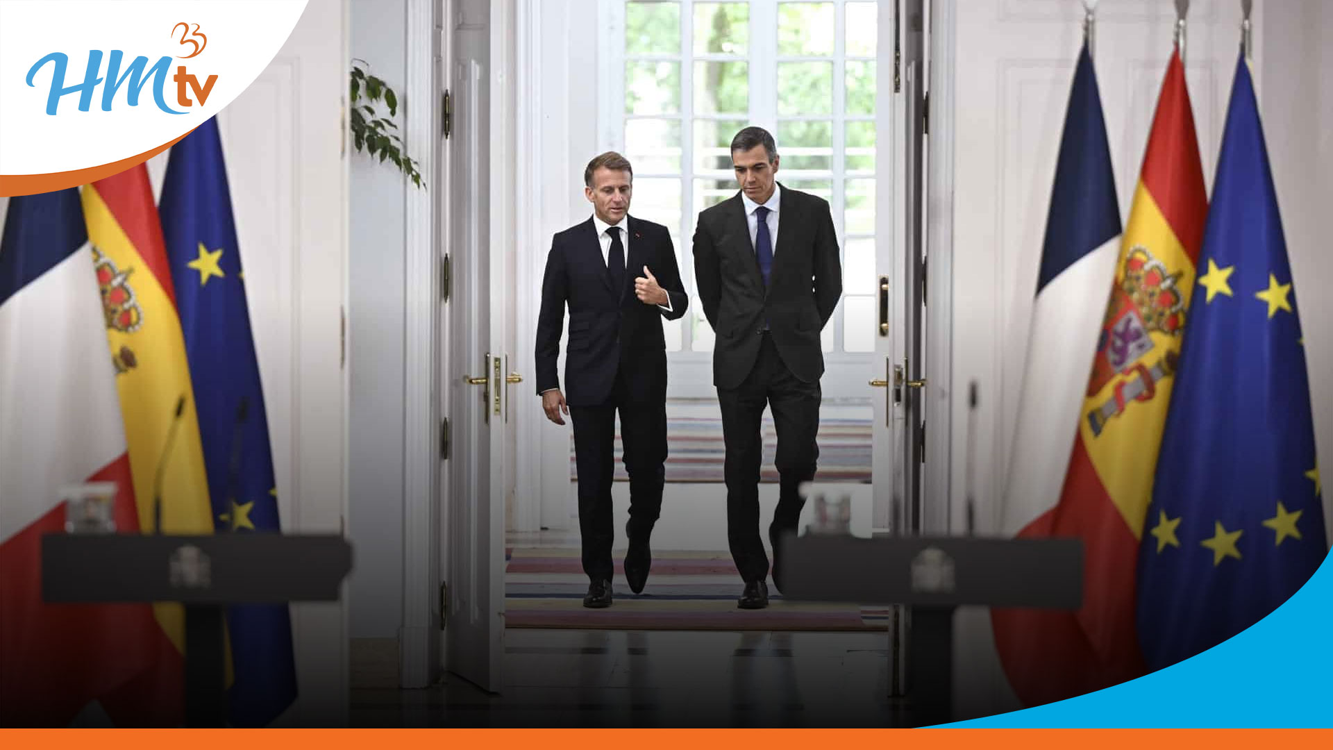 Macron defiende ante Sánchez soluciones firmes de protección de las fronteras comunes