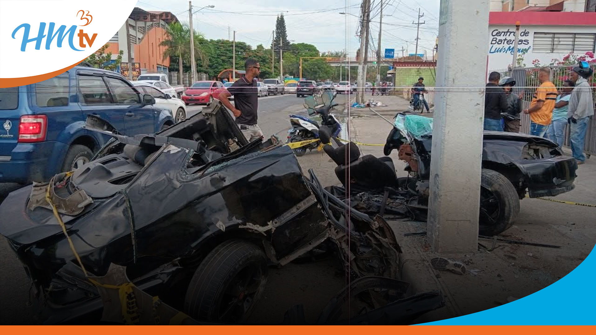 Mujer muere y conductor resulta herido tras accidente de tránsito en avenida Circunvalación, Santiago