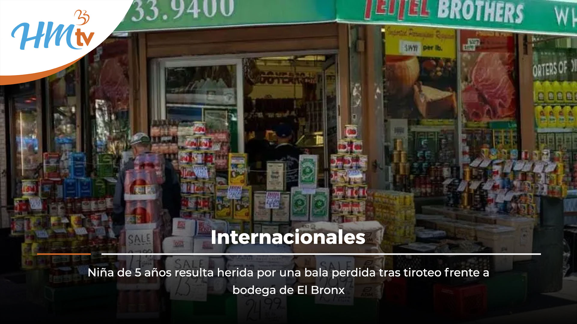 Niña de 5 años resulta herida por una bala perdida tras tiroteo frente a bodega de El Bronx