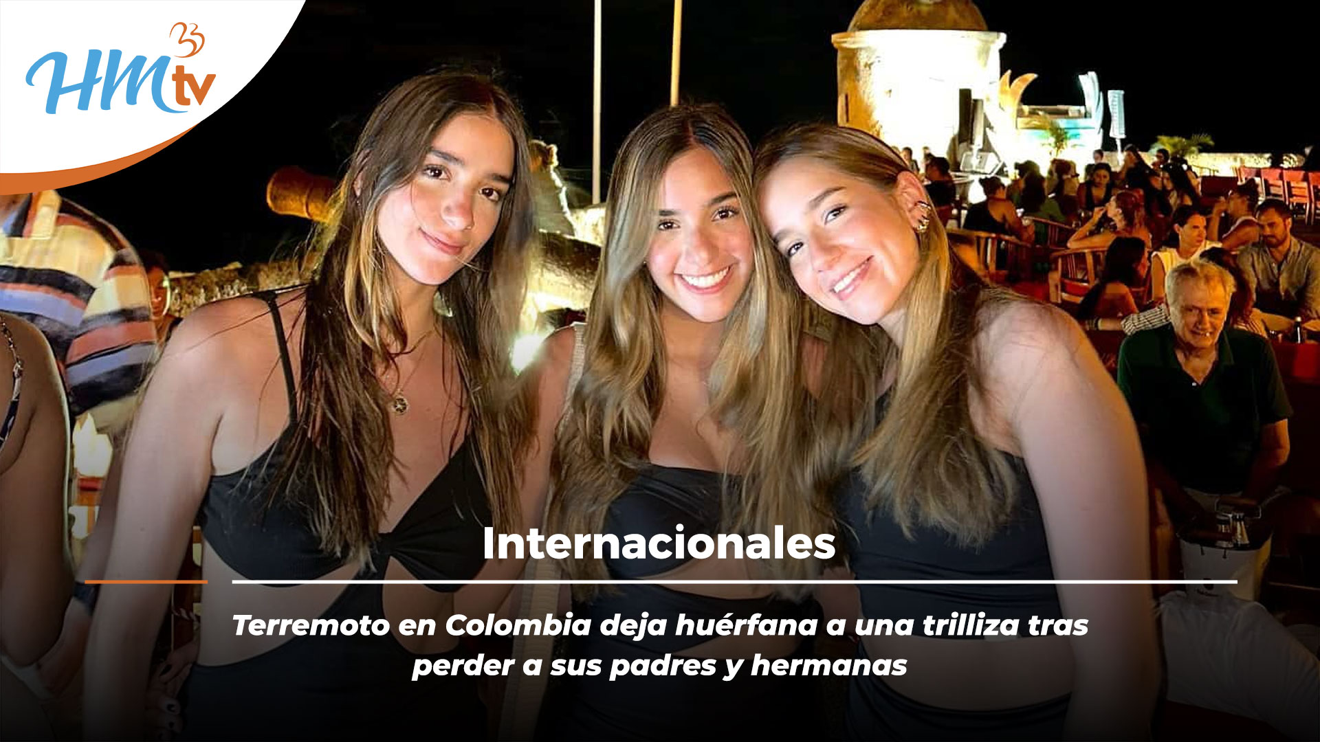 Terremoto en Colombia deja huérfana a una trilliza tras perder a sus padres y hermanas