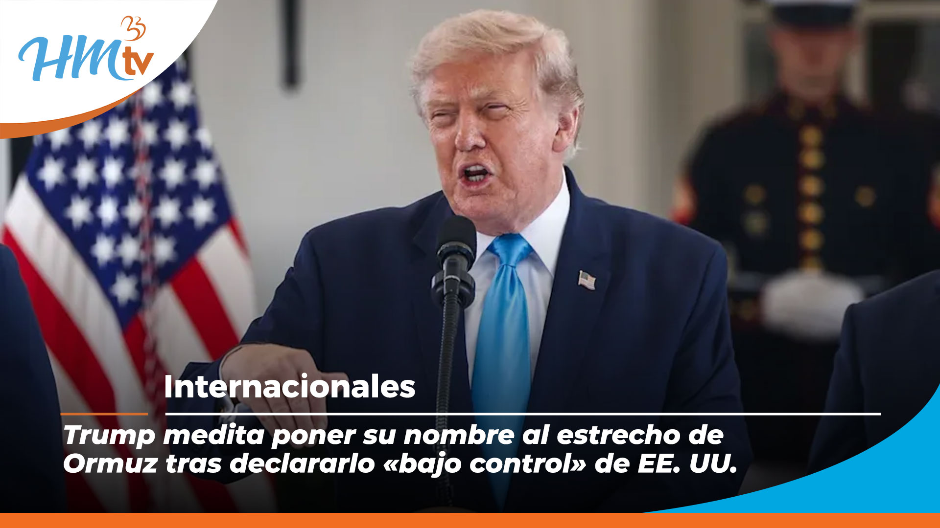 Trump medita poner su nombre al estrecho de Ormuz tras declararlo «bajo control» de EE. UU.